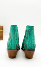 Kickin' Booties in Turquoise Suede - Charming Charlie