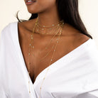  Diamond by the Yard Necklace - Adina's Jewels