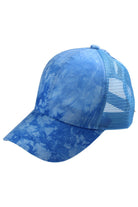 light blue C.C BASEBALL PONYCAP is a perfect combination of style and functionality. Made with durable material, it provides excellent sun protection while keeping you cool and comfortable. With its versatile design, this cap is a must-have for any outdoor activity. Upgrade your wardrobe with this essential accessory.