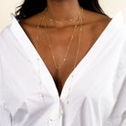  Diamond by the Yard Necklace - Adina's Jewels