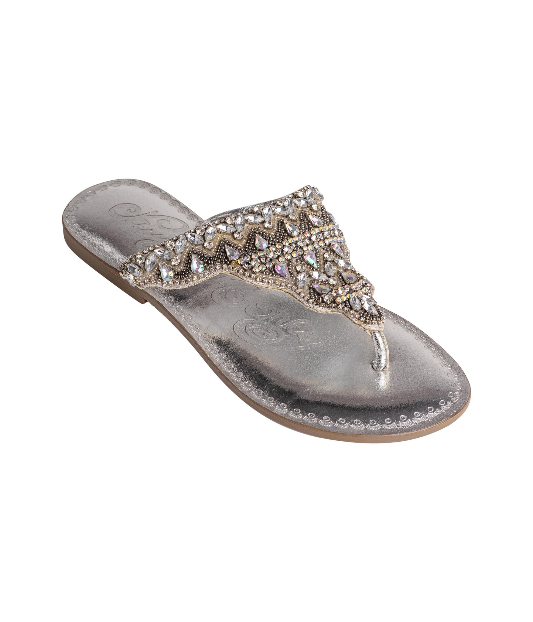 Loving U Sandals in Silver - Charming Charlie