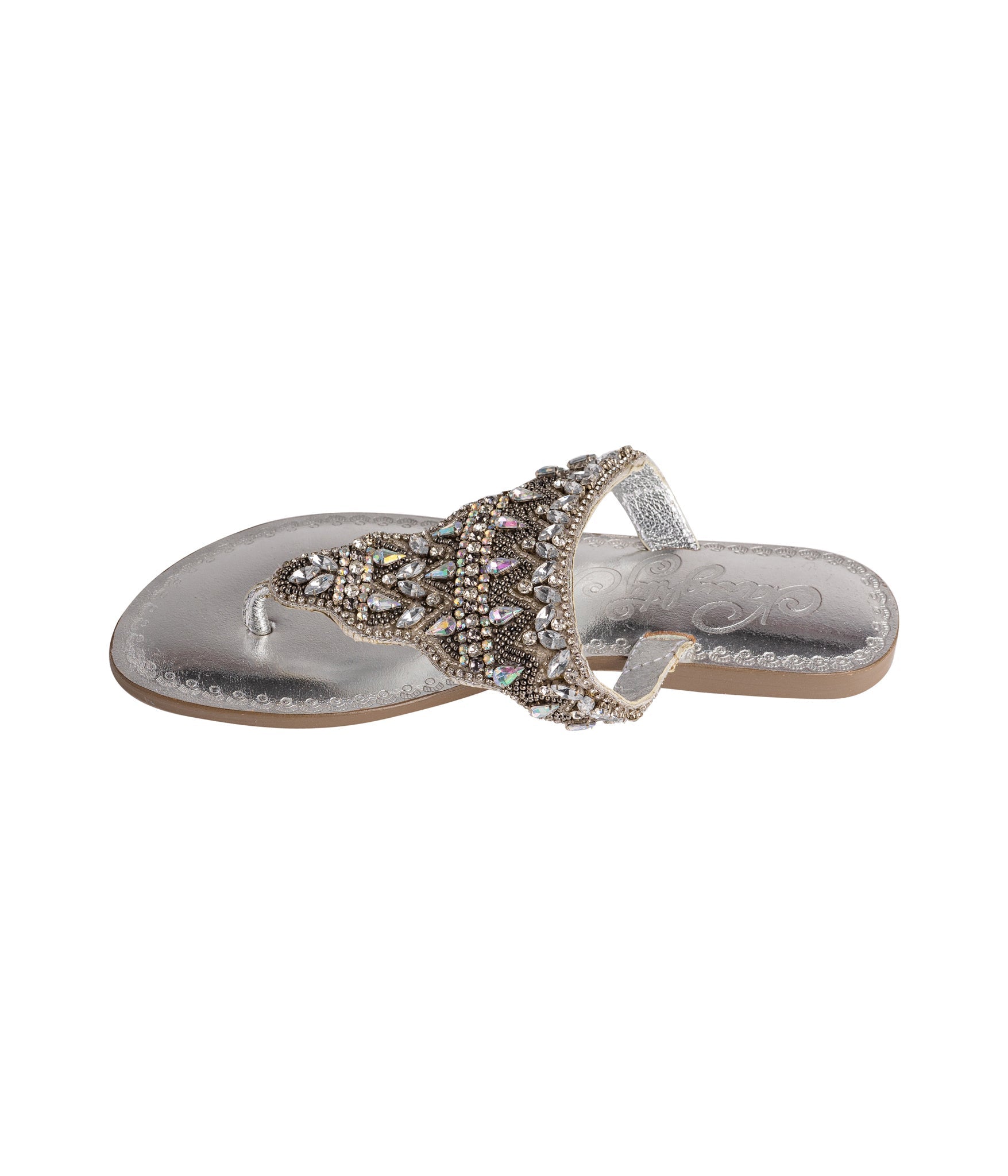 Loving U Sandals in Silver - Charming Charlie