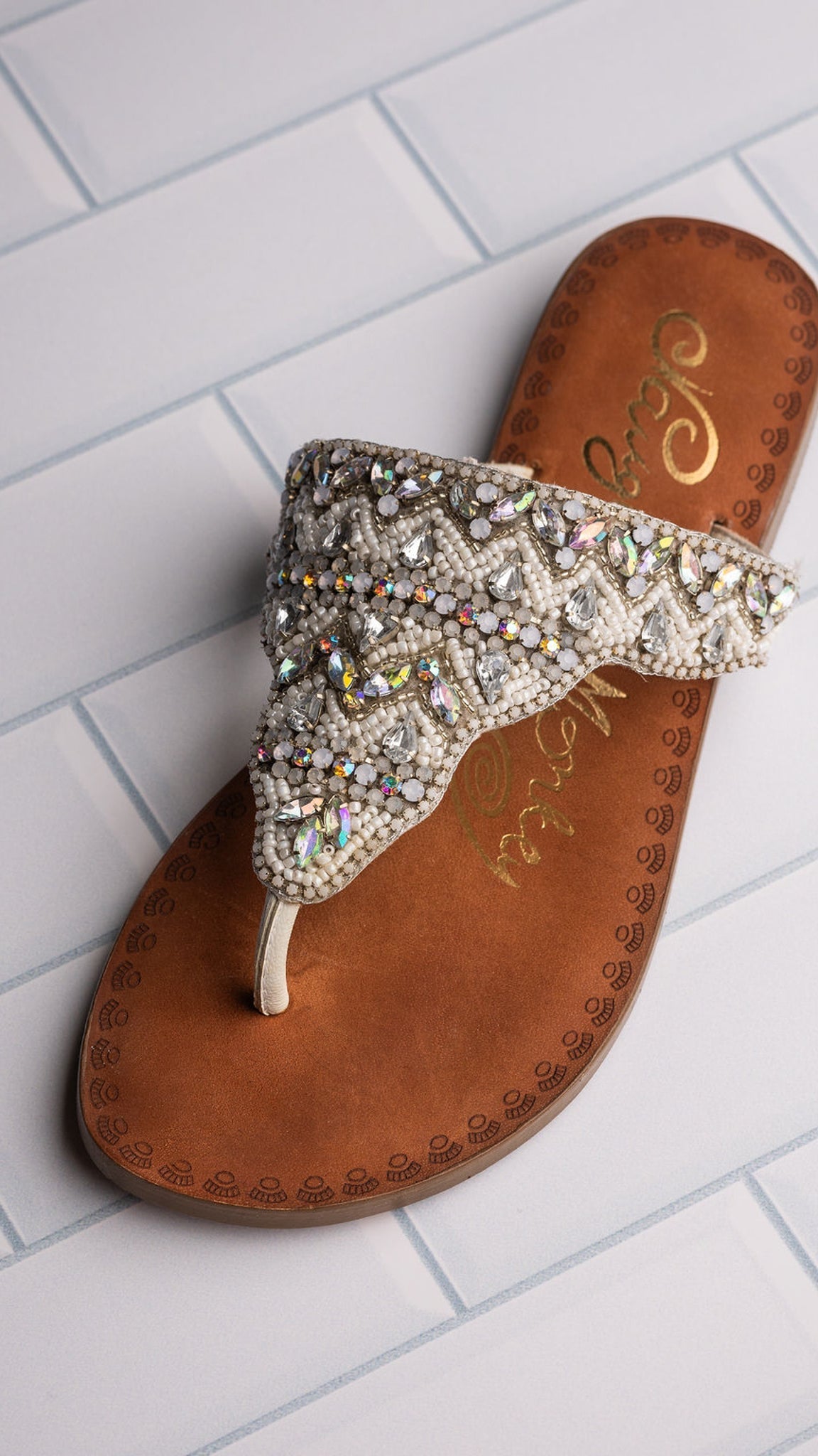 Loving U Sandals in White - Charming Charlie