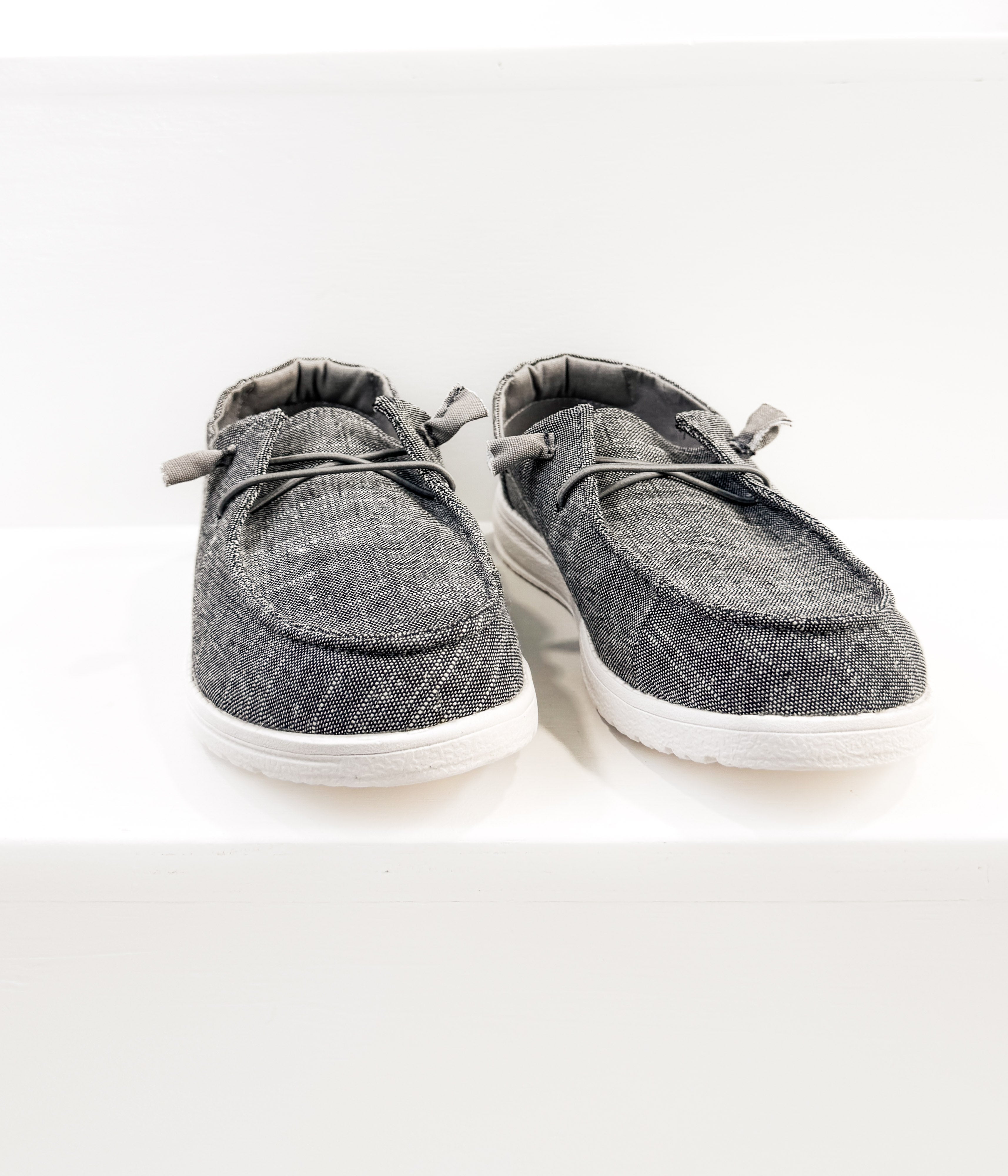 Maco Sneaker in Charcoal - Charming Charlie