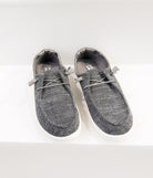 Maco Sneaker in Charcoal - Charming Charlie