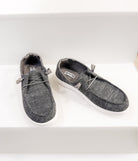 Maco Sneaker in Charcoal - Charming Charlie