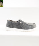 Maco Sneaker in Charcoal - Charming Charlie