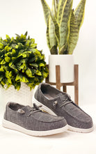 Maco Sneaker in Charcoal - Charming Charlie