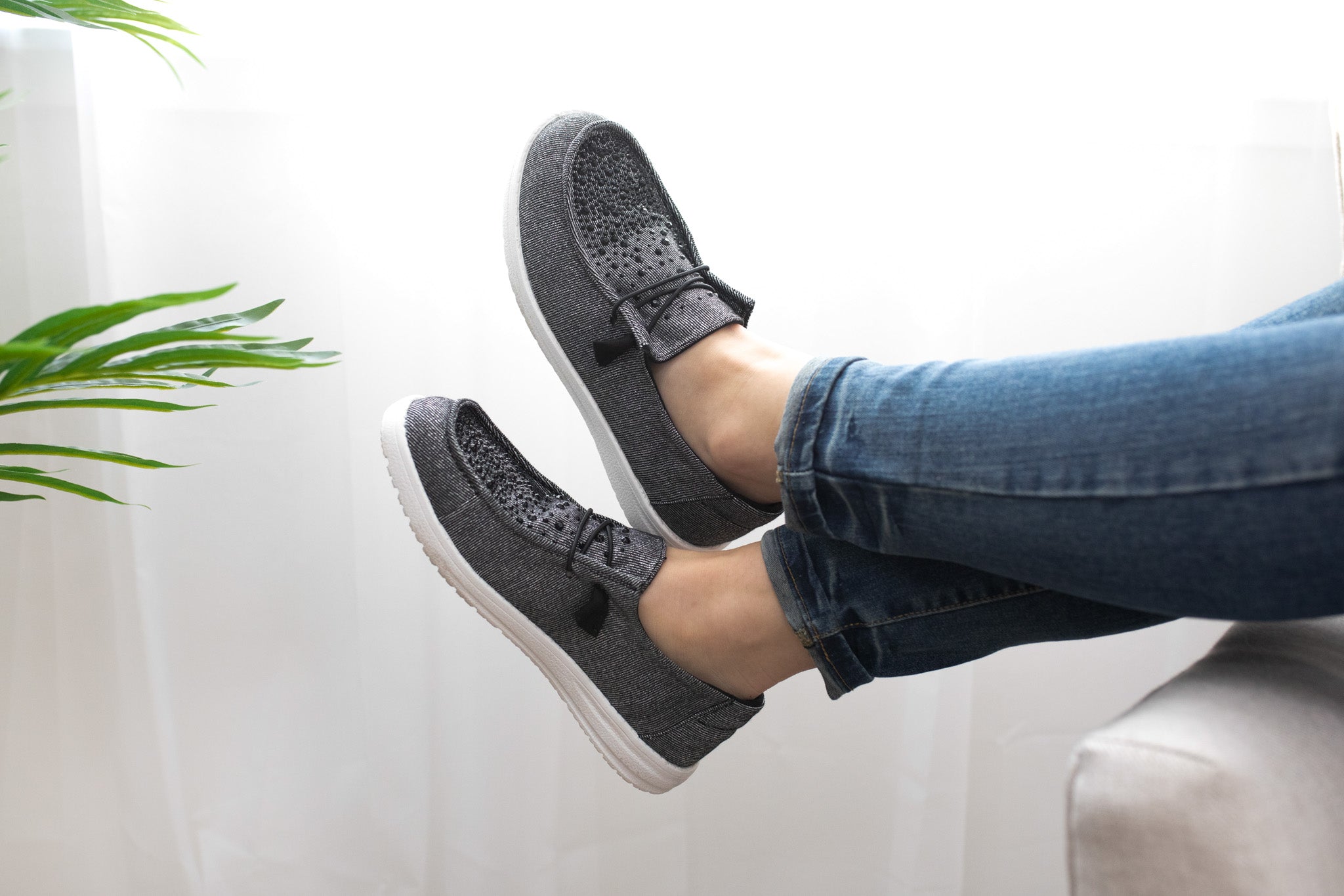 Maco Water Drop Sneaker in Black - Charming Charlie