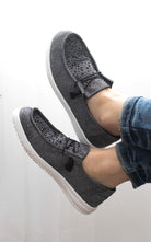 Maco Water Drop Sneaker in Black - Charming Charlie