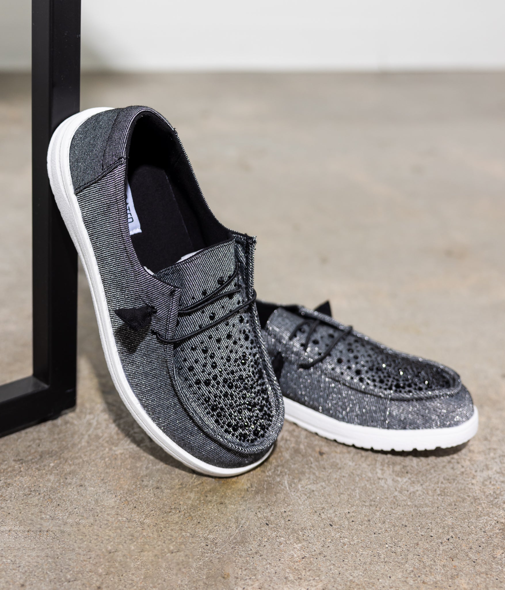 Maco Water Drop Sneaker in Black - Charming Charlie