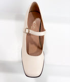 Matilda Platform Heel in Bone - Charming Charlie