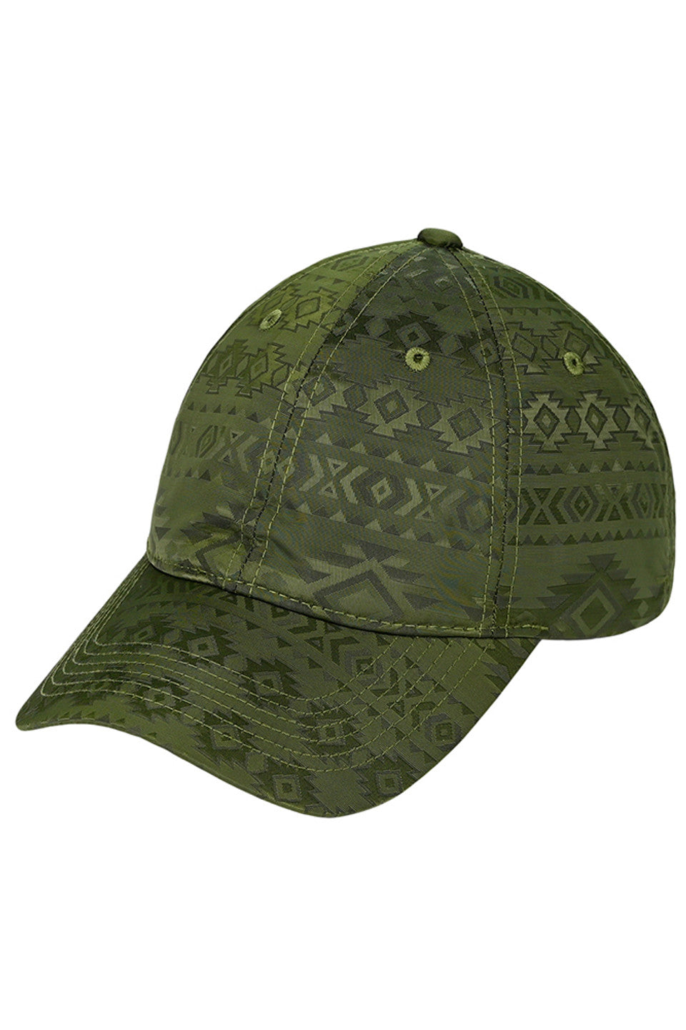 Olive C.C. South Western Pattern Baseball Cap is perfect for those looking to add a touch of style to their wardrobe. Made with a unique South Western pattern, this cap is both fashionable and functional. Stay protected from the sun while making a statement with this trendy accessory.
