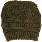 Olive Flecked Beanie Tail CC Beanie combines functional warmth with stylish design. Crafted from a soft, flecked knit fabric, it offers durable comfort for cold weather. Its signature tail silhouette adds a modern twist, providing a relaxed fit that accommodates various hairstyles. Ideal for outdoor activities or everyday wear, this beanie ensures you stay cozy while maintaining a polished look.