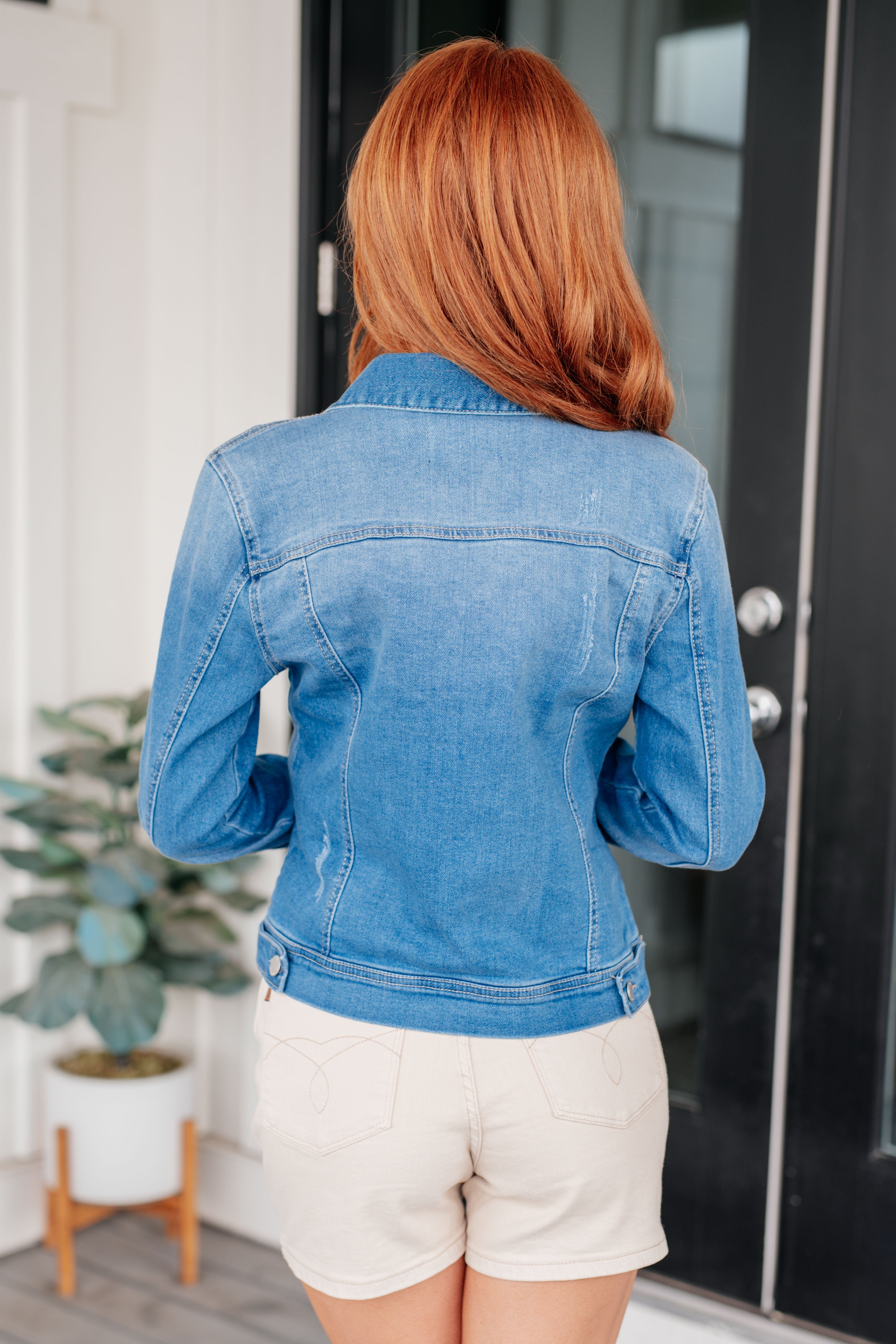 Every Occasion Denim Button Up Jacket - Charming Charlie