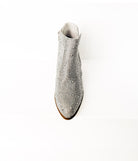Shine Star Rhinestone Bootie in Silver - Charming Charlie