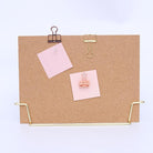 Standing Cork Bulletin Board - Rose Gold/Gold - Multitasky