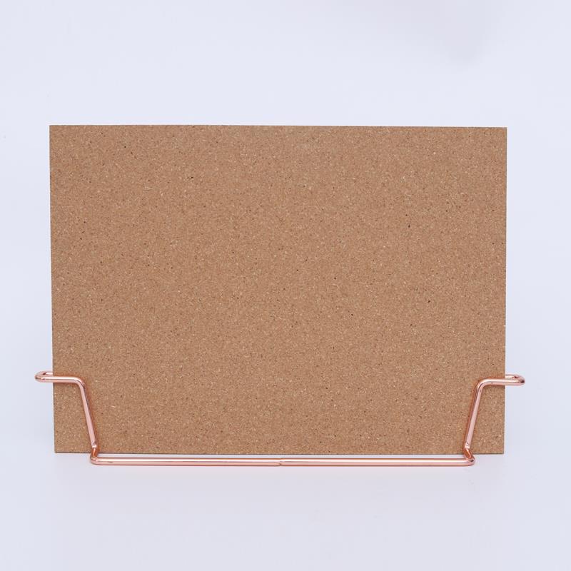 Standing Cork Bulletin Board - Rose Gold/Gold - Multitasky