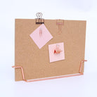 Standing Cork Bulletin Board - Rose Gold/Gold - Multitasky