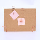 Standing Cork Bulletin Board - Rose Gold/Gold - Multitasky