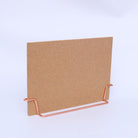 Standing Cork Bulletin Board - Rose Gold/Gold - Multitasky