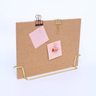 Standing Cork Bulletin Board - Rose Gold/Gold - Multitasky