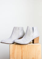 Shine Star Rhinestone Bootie in Silver - Charming Charlie