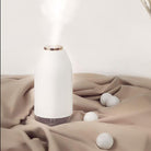 Sleek spa humidifier lamp in white