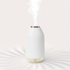 Sleek spa humidifier lamp in white