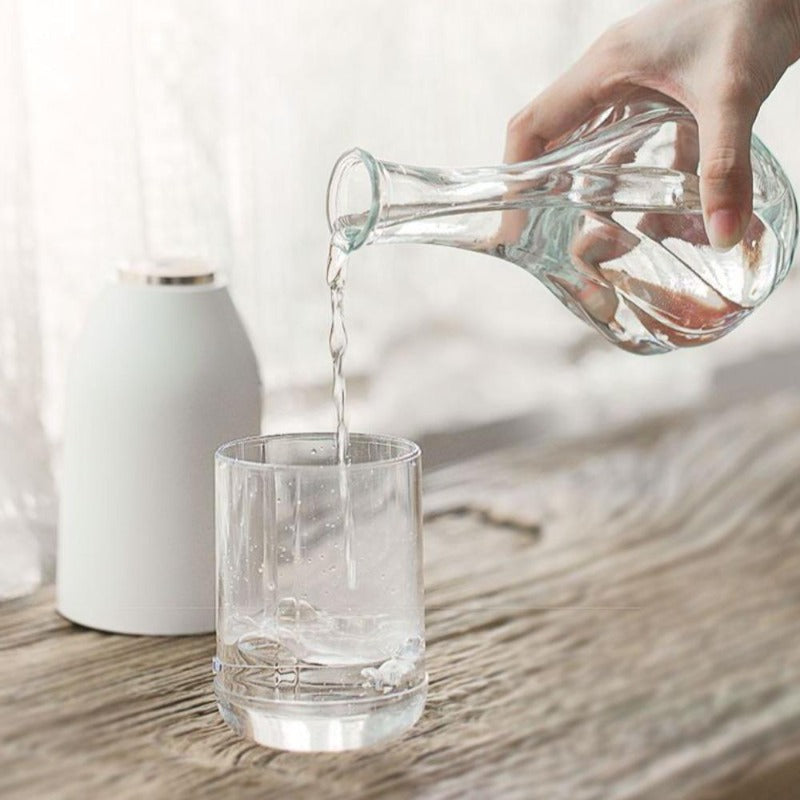 Humidifier being filled with water