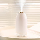 Decorative spa humidifier lamp in white