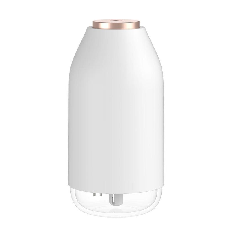 Sleek spa humidifier lamp in white