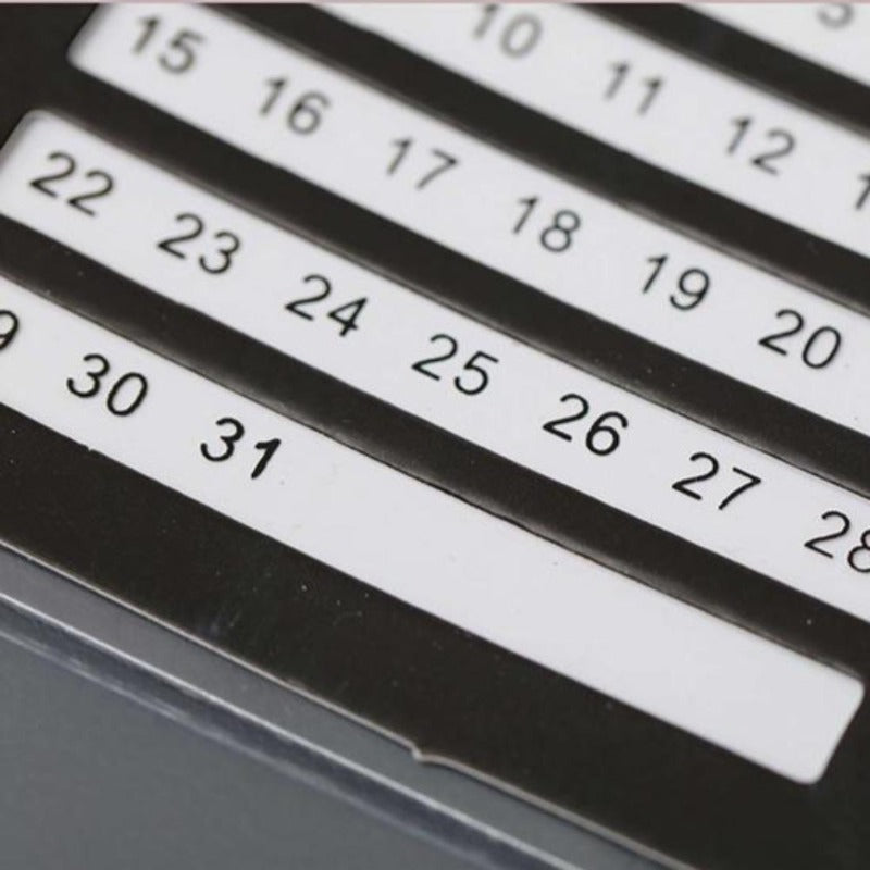 Black desk pad organizer with calendar