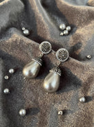 Silver Accent Vintage Pearl Drop Earrings - Charming Charlie