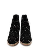Twilight Studded Heeled Ankle Boot in Black - Charming Charlie