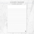 Vegan Leather Organizational Notebook/Journal A5/A6 (3 Paper Options) - Multitasky