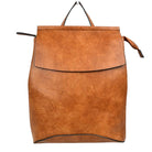 Vegan Backpack Best Seller - Modern Chic Vegan Long-lasting Faux Leather Backpack Convertible Bag, largely spaced, daily necessities can be put into this fashionable bag, take it to  school, work or a day trip, simple sophistication, dress to impress. Perfect Birthday Gift, Anniversary Gift, Thank you Gift, Vegan Convertible Backpack