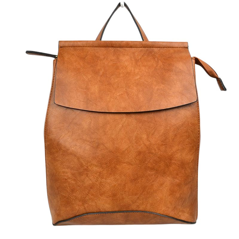Vegan Backpack Best Seller - Modern Chic Vegan Long-lasting Faux Leather Backpack Convertible Bag, largely spaced, daily necessities can be put into this fashionable bag, take it to  school, work or a day trip, simple sophistication, dress to impress. Perfect Birthday Gift, Anniversary Gift, Thank you Gift, Vegan Convertible Backpack