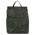 Vegan Backpack Best Seller - Modern Chic Vegan Long-lasting Faux Leather Backpack Convertible Bag, largely spaced, daily necessities can be put into this fashionable bag, take it to  school, work or a day trip, simple sophistication, dress to impress. Perfect Birthday Gift, Anniversary Gift, Thank you Gift, Vegan Convertible Backpack