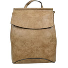 Vegan Backpack Best Seller - Modern Chic Vegan Long-lasting Faux Leather Backpack Convertible Bag, largely spaced, daily necessities can be put into this fashionable bag, take it to  school, work or a day trip, simple sophistication, dress to impress. Perfect Birthday Gift, Anniversary Gift, Thank you Gift, Vegan Convertible Backpack