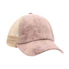 Rose Vintage Faux Leather Criss-Cross High Pony Ball Cap combines classic style with practical design. Made from high-quality faux leather, it features a distinctive criss-cross pattern and a high ponytail opening, allowing for comfortable wear without compromising your hairstyle. Ideal for those seeking a sophisticated yet functional accessory, this cap offers durability and a polished look suitable for various casual and active settings.