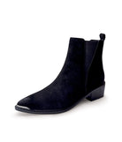 Wylie Suede Ankle Boot in Black - Charming Charlie