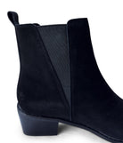 Wylie Suede Ankle Boot in Black - Charming Charlie