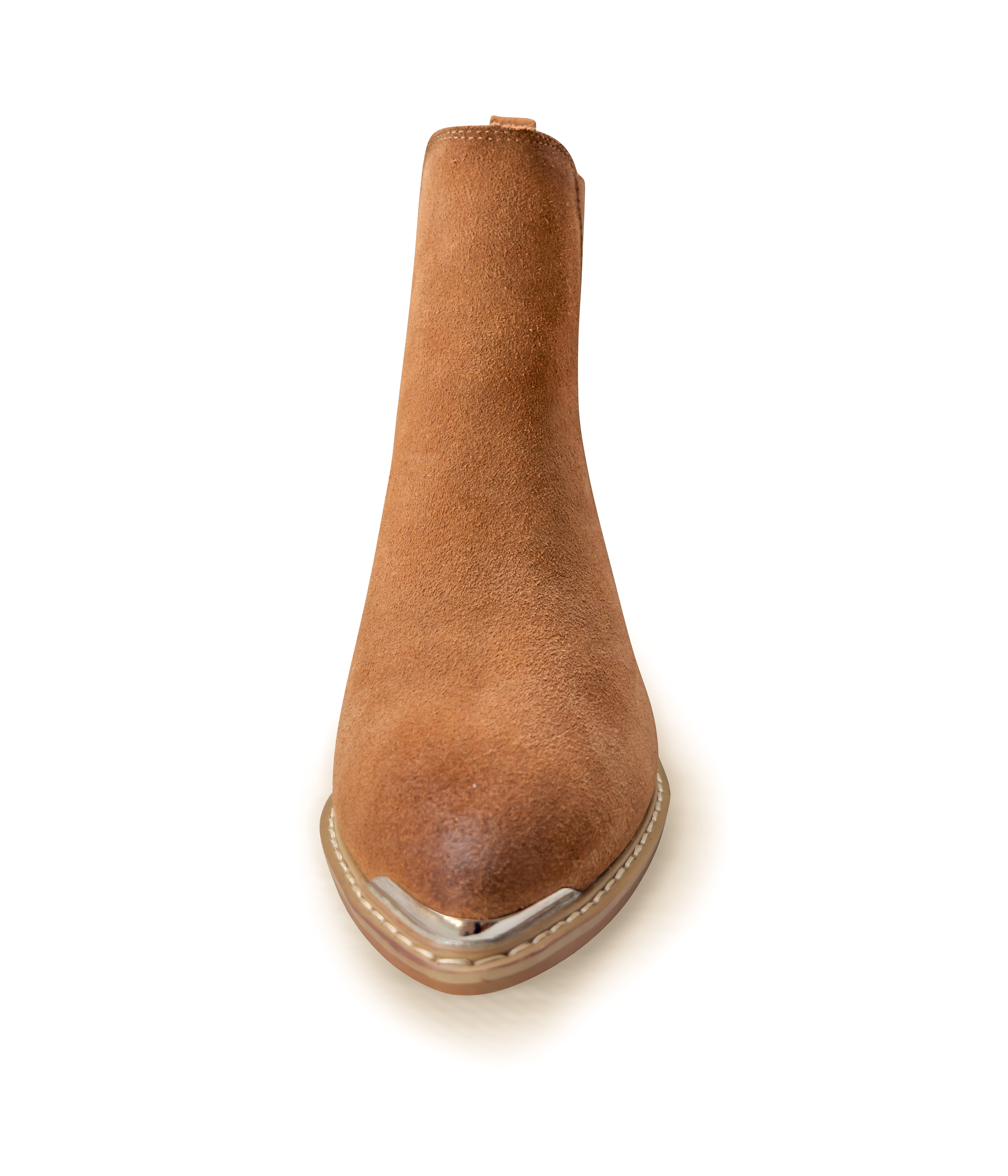 Wylie Suede Ankle Boot in Tan - Charming Charlie