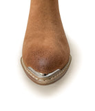 Wylie Suede Ankle Boot in Tan - Charming Charlie
