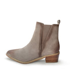 Wylie Suede Ankle Boot in Taupe - Charming Charlie