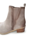 Wylie Suede Ankle Boot in Taupe - Charming Charlie