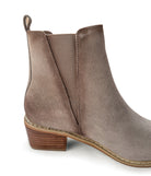 Wylie Suede Ankle Boot in Taupe - Charming Charlie