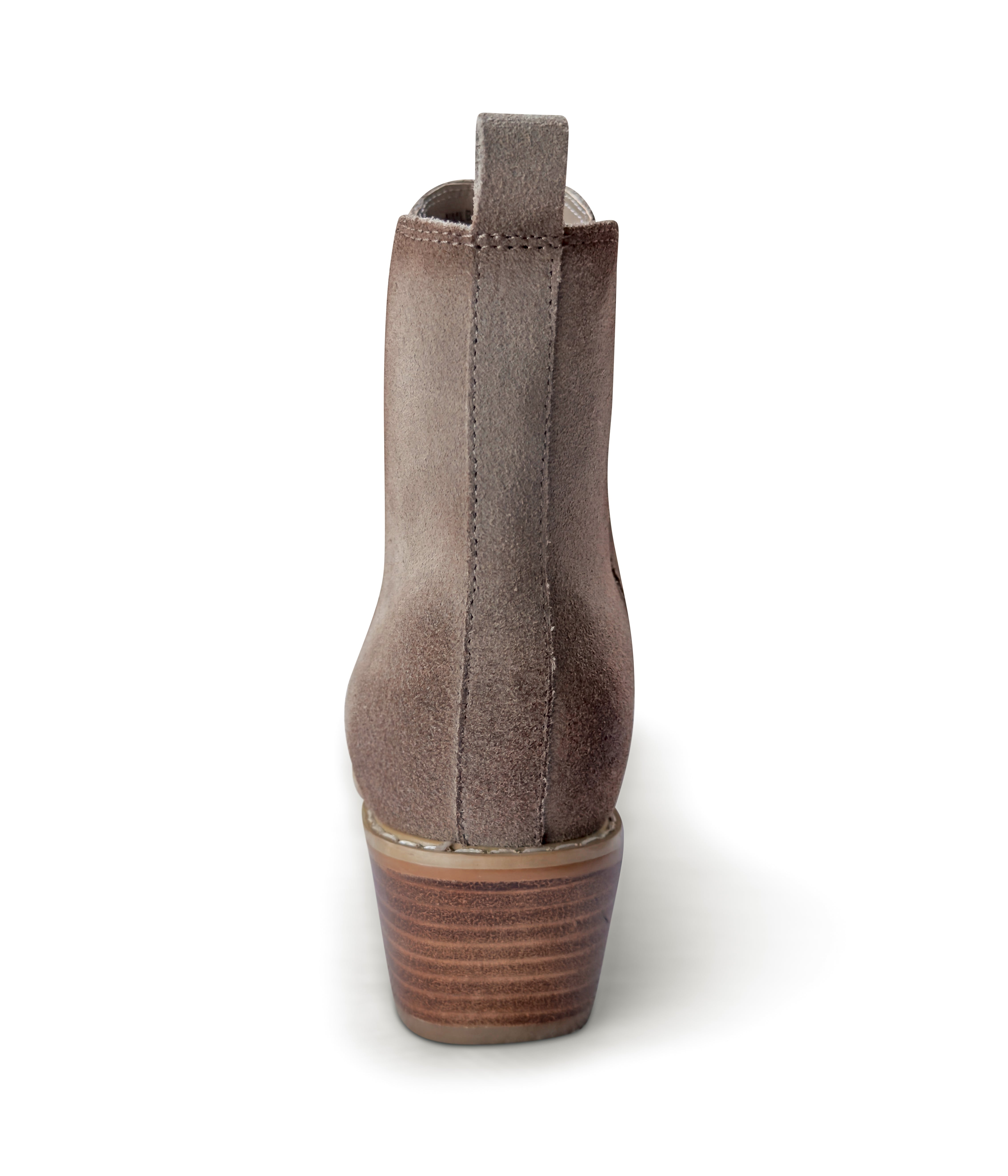 Wylie Suede Ankle Boot in Taupe - Charming Charlie