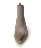 Wylie Suede Ankle Boot in Taupe - Charming Charlie